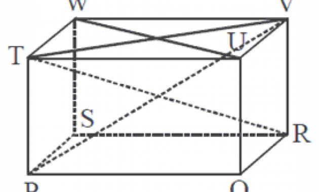 Cara Menghitung Rumus Diagonal Balok  Matematika