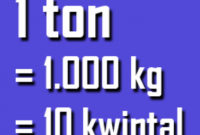 1 ton 1000kg