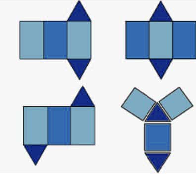 jaring jaring prisma segitiga