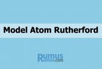 teori atom rutherford