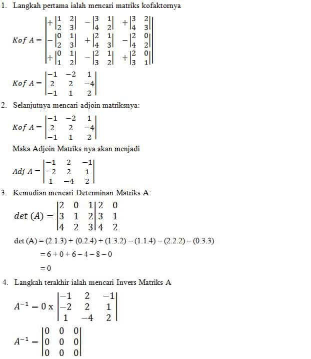 jawaban matriks 3x3