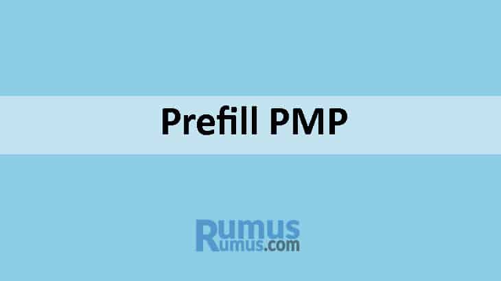 Cara Download Prefill PMP