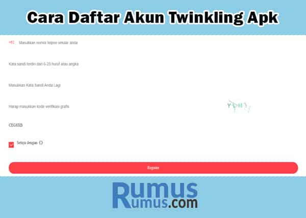 Cara Daftar Akun Twinkling Apk