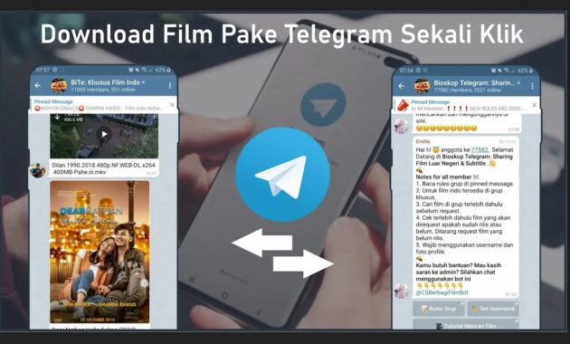 Begini Cara Download Film di Telegram